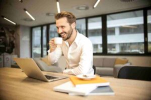 Software team leader guiding developers and managing a software project